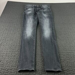 G-Star Raw Jeans Mens 33x34 Black 4101 Lancet Skinny Denim‎ Stretch Hip Hop